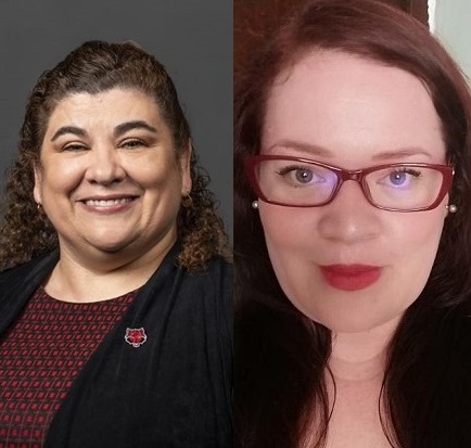 Dr. Argelia Lorence (left) and Dr. Crystal Palomares (right)